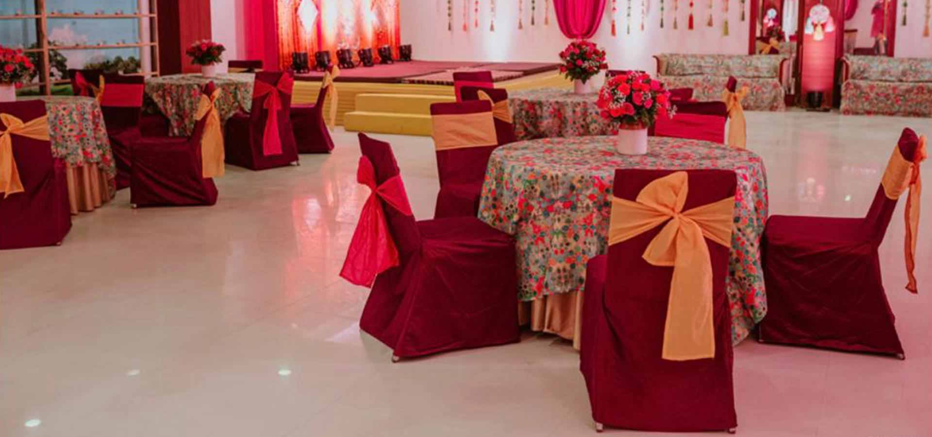 full AC banquet hall in Gurgaon